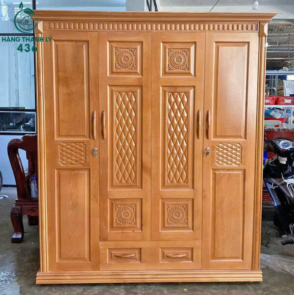 tu quan ao 4 canh thanh ly