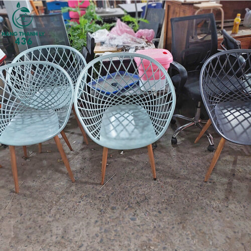 Ghế Cafe Cũ Thiết Kế Dạng Lưới Chắc Chắn (Nhiều Mẫu) 3 Ghe Cafe Cu Thiet Ke Dang Luoi Chac Chan 1