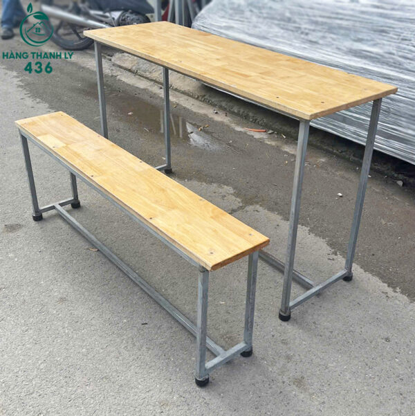 ban ghe hoc sinh cu mat go khung kim loai hien dai 3