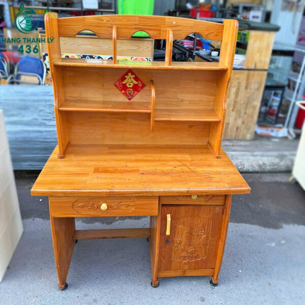 ban hoc go cu nhieu ke hang dep gia tot