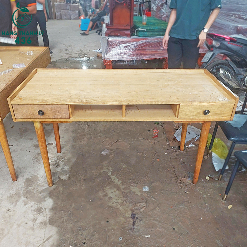 Bàn Làm Việc Cũ Tích Hợp 2 Ngăn Kéo 1M4x75CM Giá Rẻ ban-lam-viec-cu-tich-hop-2-ngan-keo-1m4x75cm-2 Bàn Làm Việc Cũ Tích Hợp 2 Ngăn Kéo 1M4x75CM Giá Rẻ