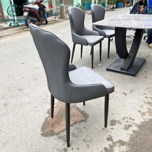 Bộ Bàn Ghế Ăn Mặt Đá Cũ Phong Cách Tối Giản Hiện Đại 5 bo ban ghe an mat da cu phong cach toi gian hien dai 6