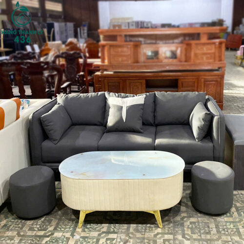 bo ghe sofa mau xam hien dai moi 99