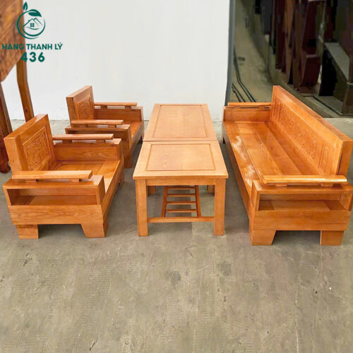 bo salon go phao doi nho lau huong