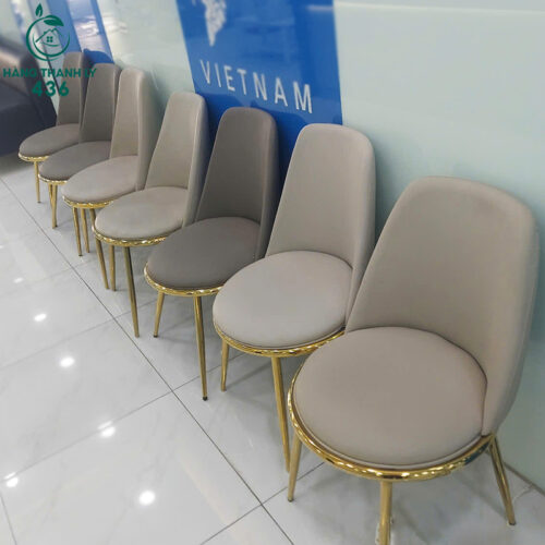 Ghế Aurora Chân Mạ Vàng Cũ Hàng Cao Cấp (Nhiều Màu) 5 ghe aurora chan ma vang cu 1