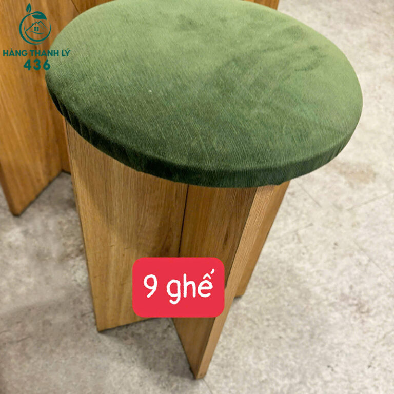ghe don cafe cu thiet ke doc dao chan cao
