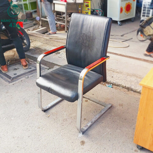 Ghế Văn Phòng Cũ Chân Quỳ Bọc Da Số Lượng Nhiều 5 ghe van phong cu chan quy boc da 1