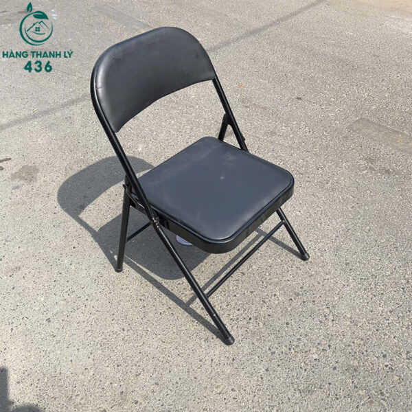 ghe xep mau den boc da cu gia re 1