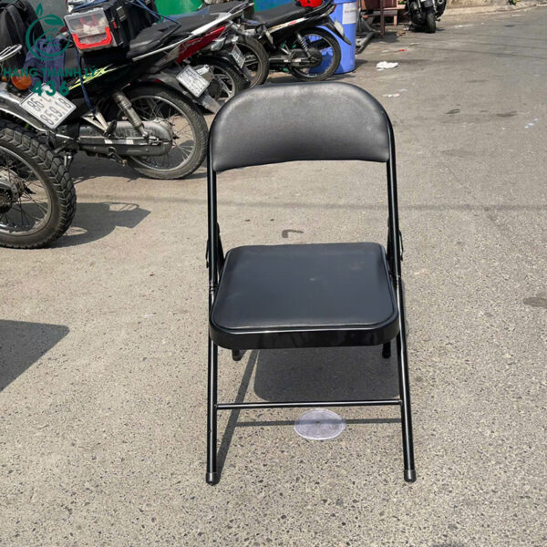 ghe xep mau den boc da cu gia re 2