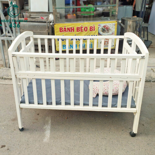 Giường Cũi Trẻ Em Cũ Màu Trắng Hiện Đại 6 giuong cui tre em cu mau trang hien dai 2