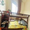 Giường Gỗ 2 Tầng Có Bậc Thang Cũ 1M93x1M4 Hàng Đẹp 2 giuong go 2 tang co bac thang cu 1m93x1m4