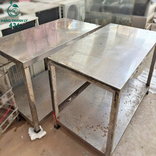 Kệ Inox 2 Tầng Cũ Còn Dùng Tốt Giá Rẻ 5 ke inox 2 tang cu con dung tot gia re 4