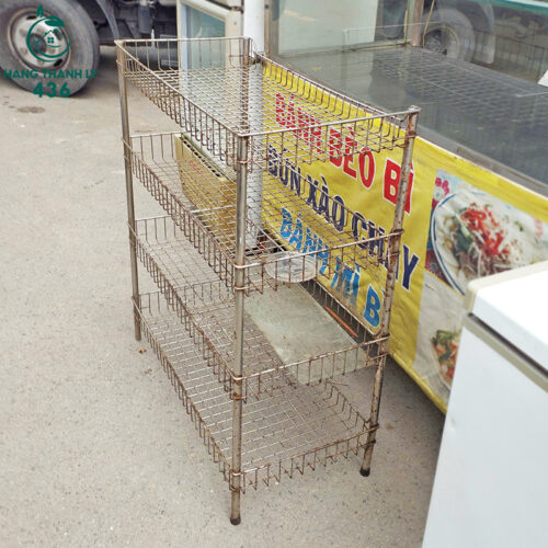 Kệ Lưới 4 Tầng Cũ Hàng Còn Dùng Tốt Giá Rẻ 3 ke luoi 4 tang cu 2