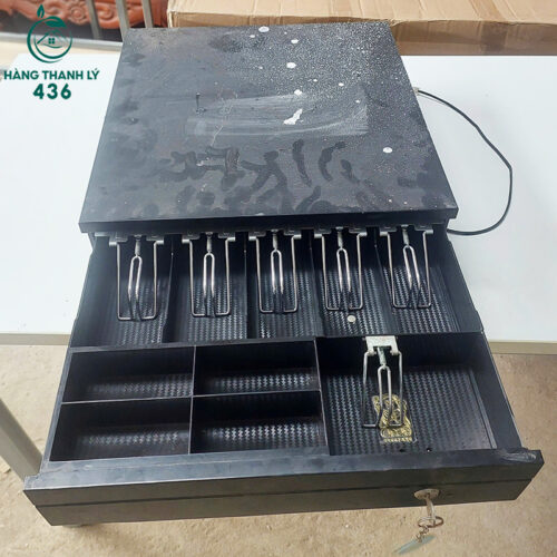 Quầy Lễ Tân Cũ 2M24x1M05 Có Két Đựng Tiền 10 ket dung tien cu 1
