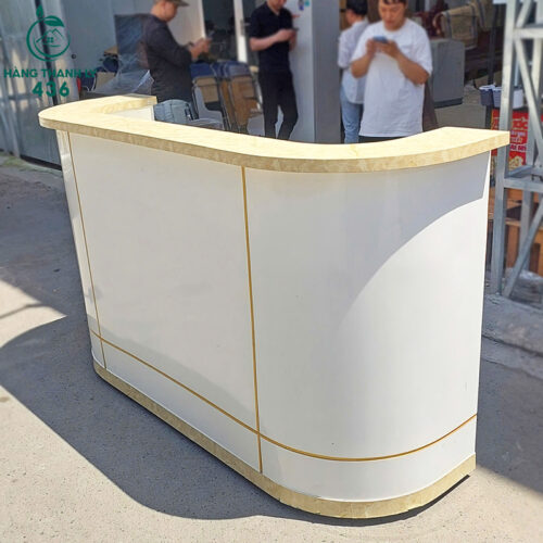Quầy Lễ Tân Cũ 1M7x1M1 Thiết Kế Hiện Đại 5 quay le tan cu 1m7x1m1 thiet ke hien dai 4