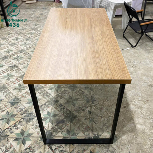 Thanh Lý Bàn Làm Việc Gỗ Vân Nâu 1M2x60CM Mới 99% (Nhiều Mẫu) 10 thanh ly ban lam viec go van nau 1m2x60cm hang dep moi 99 4