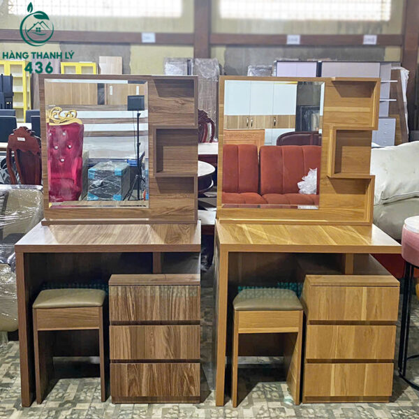 thanh ly ban trang diem go co guong