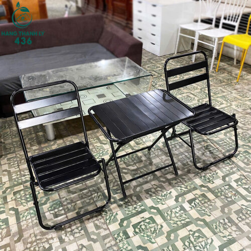 thanh ly bo ban ghe tra chanh via he gap gon moi 99 1