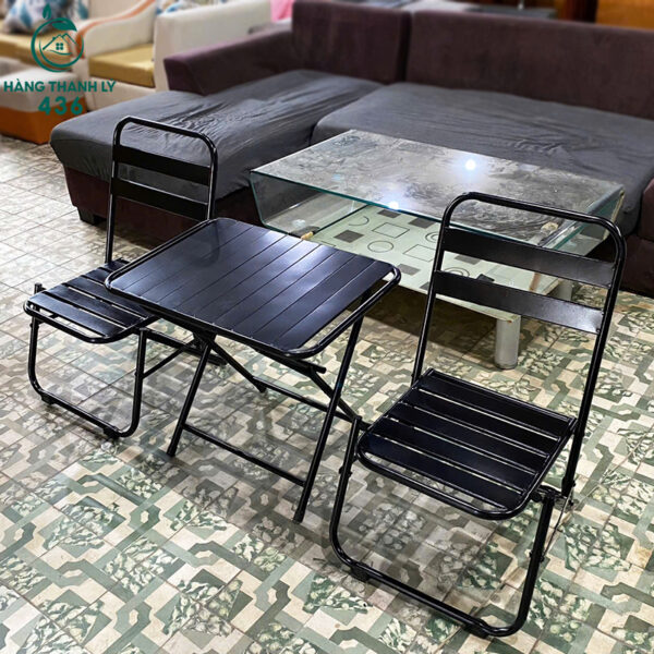 thanh ly bo ban ghe tra chanh via he gap gon moi 99 2