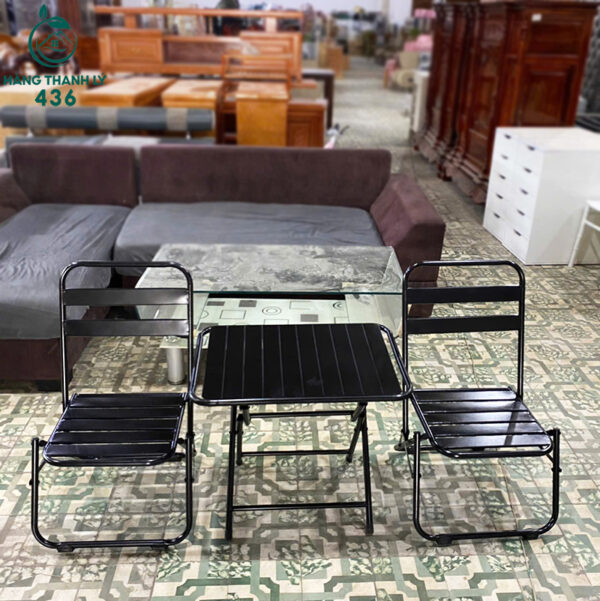 thanh ly bo ban ghe tra chanh via he gap gon moi 99 3