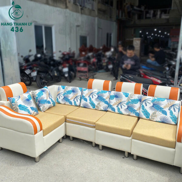 thanh ly bo ghe sofa goc l cao cap moi 99 nhieu mau 6