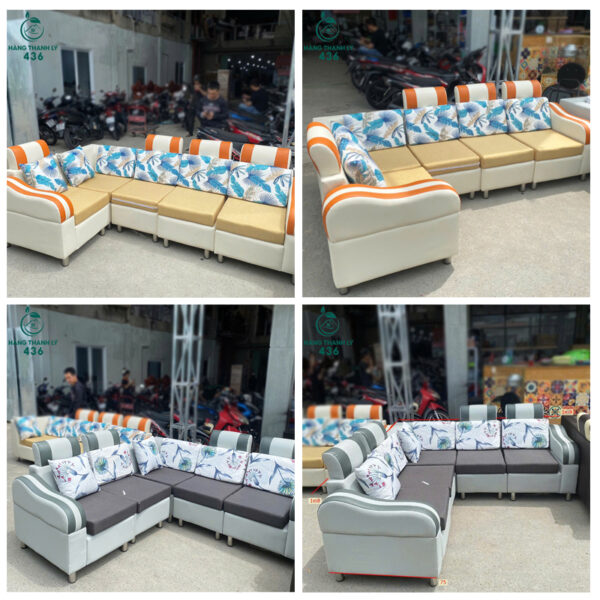 thanh ly bo ghe sofa goc l cao cap moi 99 nhieu mau