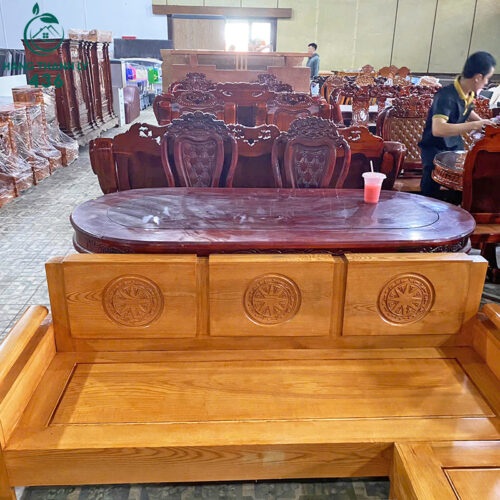 thanh ly bo salon go goc l trong dong lau huong moi 99 8