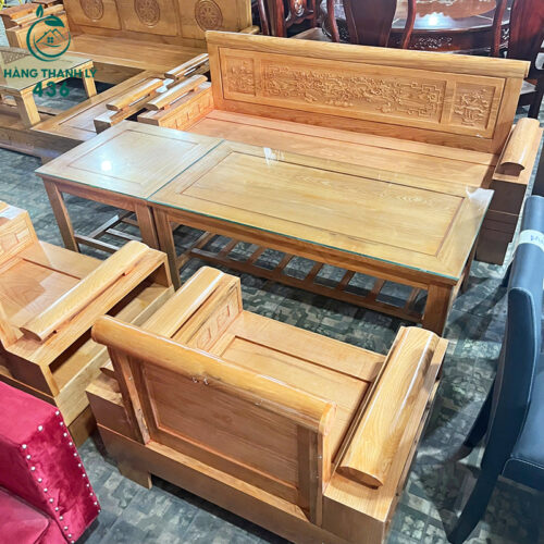 thanh ly bo salon go phao doi nho lau huong moi 99 8