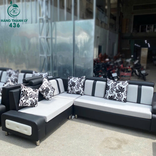 Thanh Lý Bộ Sofa Góc L Hiện Đại 2M5x1M8 Mới 99% 5 thanh ly bo sofa goc l hien dai 2m5x1m8 3