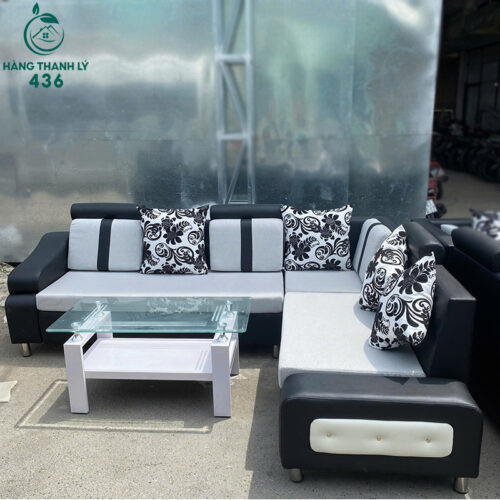 Thanh Lý Bộ Sofa Góc L Hiện Đại 2M5x1M8 Mới 99% 6 thanh ly bo sofa goc l hien dai 2m5x1m8 5