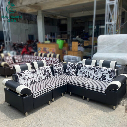 Thanh Lý Bộ Sofa Góc L Thiết Kế Hiện Đại Mới 99% (Nhiều Mẫu) 4 thanh ly bo sofa goc l thiet ke hien dai moi 99 5