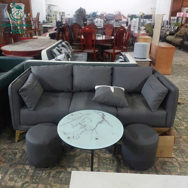 thanh ly bo sofa mau xam hien dai moi 99 1