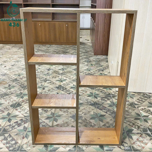 thanh ly ke go trung bay 65cmx95cm co 5 ngan 1