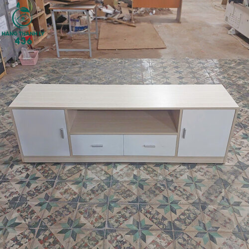 Thanh Lý Kệ Tivi Gỗ 1M6x50CM Có Ngăn Tủ Mới 99% 4 thanh ly ke tivi go 1m6x50cm co ngan tu 1