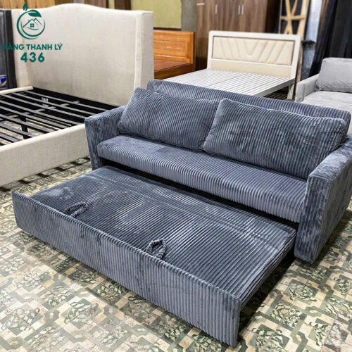 thanh ly sofa giuong 1m8x85cm boc vai 15