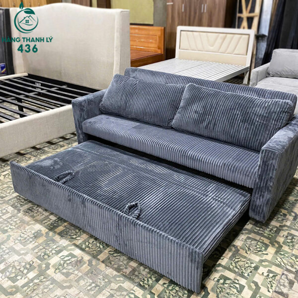 thanh ly sofa giuong 1m8x85cm boc vai 15