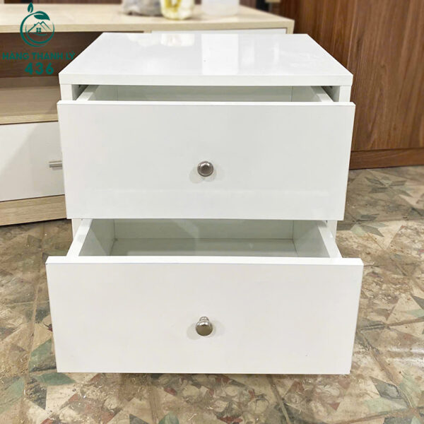 thanh ly tu dau giuong 2 ngan keo mau trang 2