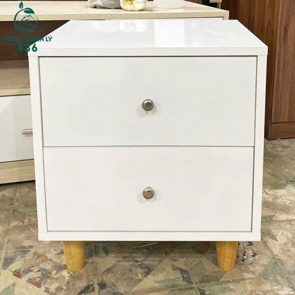 thanh ly tu dau giuong 2 ngan keo mau trang 4