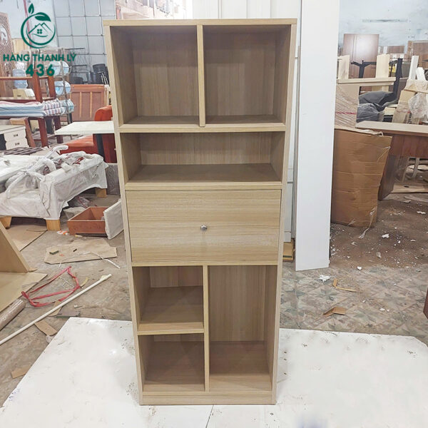 thanh ly tu ke sach thiet ke nhieu ngan 60cmx1m5 1