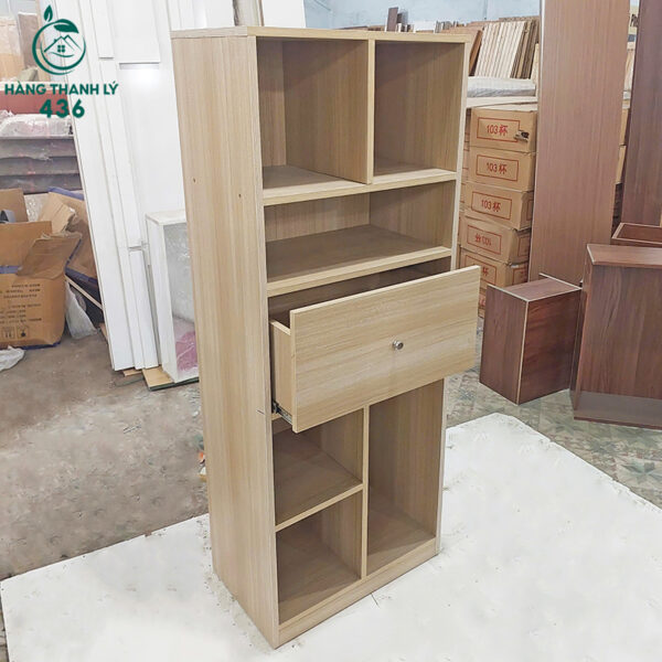 thanh ly tu ke sach thiet ke nhieu ngan 60cmx1m5 3