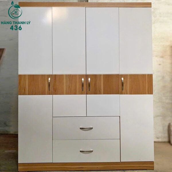 thanh ly tu quan ao 4 canh 2 hoc 1m6 1