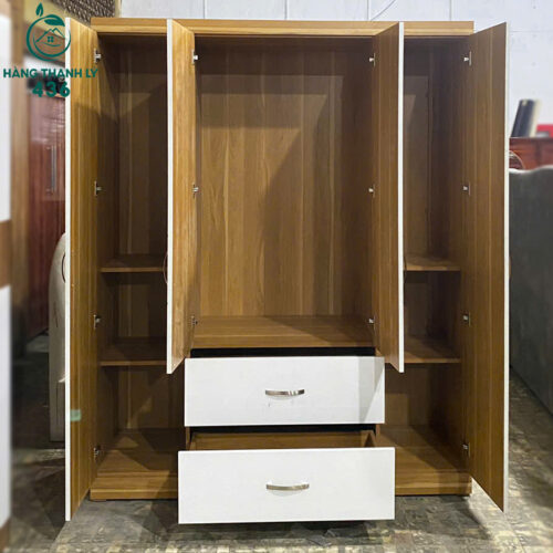 thanh ly tu quan ao 4 canh 2 hoc 1m6 3