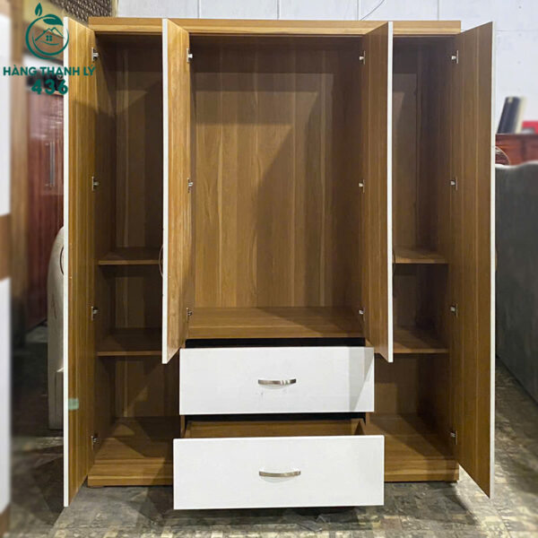 thanh ly tu quan ao 4 canh 2 hoc 1m6 3