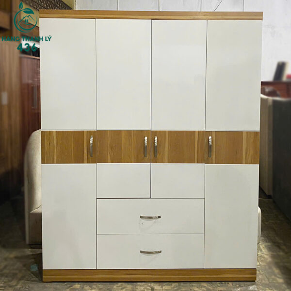 thanh ly tu quan ao 4 canh 2 hoc 1m6 4