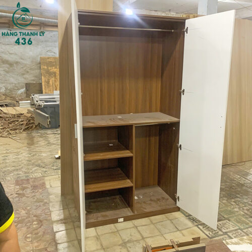 thanh ly tu quan ao go 2 canh lon ton kho moi 99 1 1