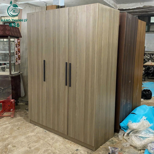 Thanh Lý Tủ Quần Áo Gỗ 3 Cánh 1M5x2M Không Hộc Hàng Mới 99% (Nhiều Màu) 6 thanh ly tu quan ao go 3 canh 1m5x2m khong hoc hang moi 99 nhieu mau 3