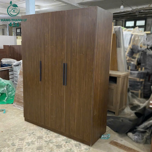 Thanh Lý Tủ Quần Áo Gỗ 3 Cánh 1M5x2M Không Hộc Hàng Mới 99% (Nhiều Màu) 10 thanh ly tu quan ao go 3 canh 1m5x2m khong hoc hang moi 99 nhieu mau 7