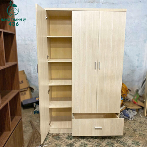 thanh ly tu quan ao go 3 canh 2mx1m2 moi 99 1