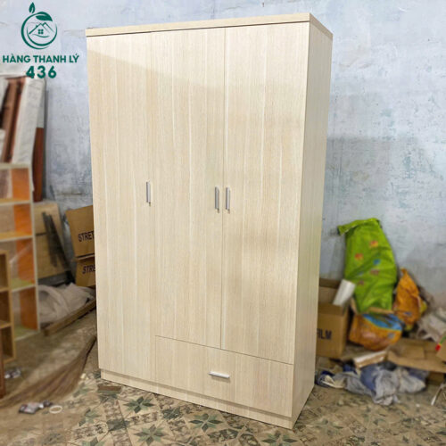 thanh ly tu quan ao go 3 canh 2mx1m2 moi 99 3