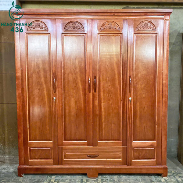 thanh-ly-tu-quan-ao-go-xoan-dao-4-canh (2) thanh ly tu quan ao go xoan dao 4 canh 2